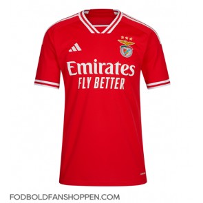 Benfica David Neres #7 Hjemmebanetrøje 2023-24 Kortærmet